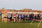 Senior womens North Eastern Cross Country, Redcar. Photo:  David T. Hewitson/Sports for All Pics